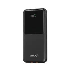 BWOO BO-P60 10000mAh 22.5W Power Bank With Built-in Type-C and Lightning Cable