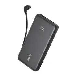 Anker Zolo 10000mAh 22.5W Power Bank with Built-in Type-C Cable