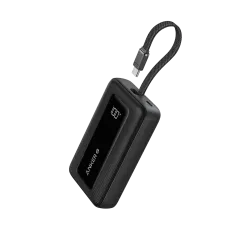 Anker Zolo 10000mAh 30W Power Bank with Built-in Type-C Cable