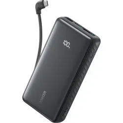 Anker Zolo 20000mAh 22.5W Power Bank with Built-in Type-C Cable