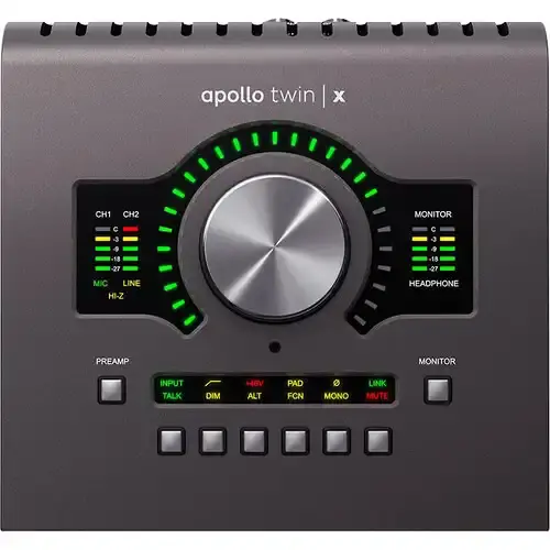 Universal Audio Apollo Twin X Desktop Thunderbolt 3 Audio Interface Universal Audio Apollo Twin X Desktop Thunderbolt 3 Audio Interface