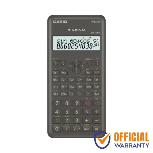 Casio FX-82MS 2nd Edition Non Programmable Scientific Calculator