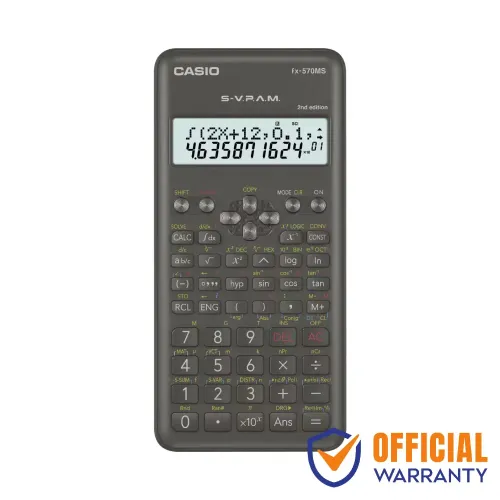 Casio FX-570MS-2 2nd Edition Non Programmable Scientific Calculator