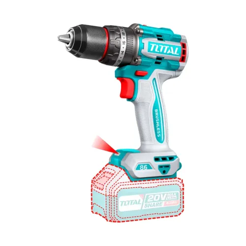 TOTAL TIDLI20868 86Nm Cordless Drill Machine TOTAL TIDLI20868 86Nm Cordless Drill Machine