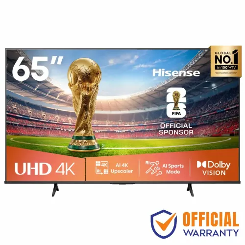 Hisense 65A6Q 65″ 4K UHD VIDAA Smart TV