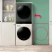 LG 14 kg Front Load WashTower With 10 Kg Dryer (WT1410NHEG)