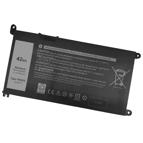 Laptop Battery YRDD6 For Dell 15-3581