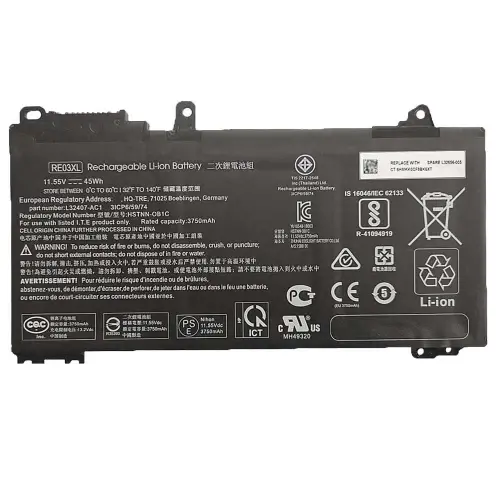 MaxGreen RE03XL Laptop Battery For HP