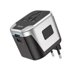 Hoco AC5 Dual USB Universal Travel Adapter