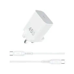 WiWU Essen Wi-G024 45W GaN Charger with Type-C to C Cable