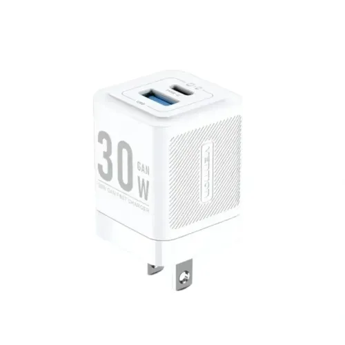 Vention FEQW0-US 2-port 30W GaN Fast Charger Adapter