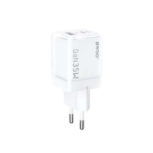 BWOO BO-CDA222 35W 2-Port Fast GaN Charger Adapter