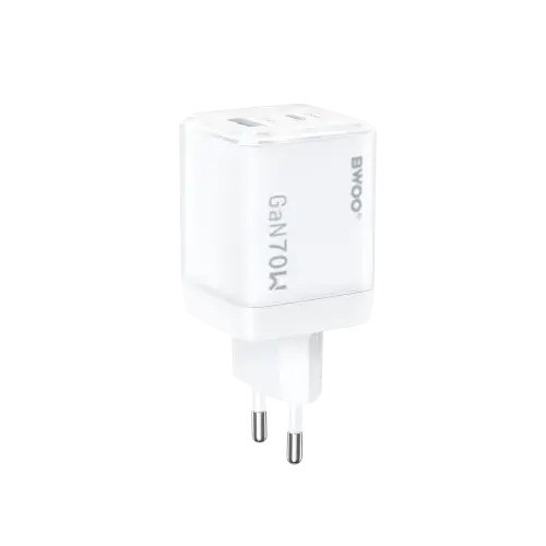BWOO BO-CDA224 70W 2-Port Fast GaN Charger Adapter