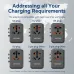 Vention FJFB0 65W 4-Port Universal Travel Adapter