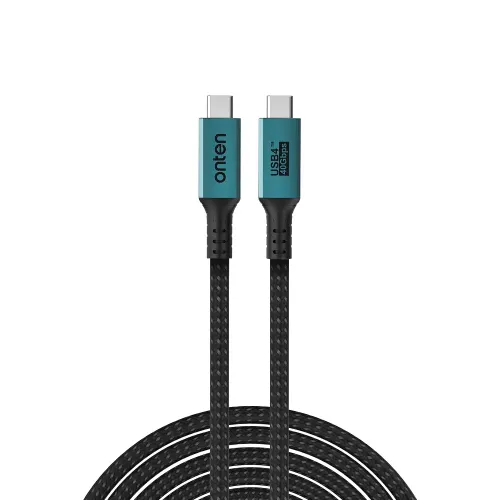 Onten OTN-CC203 2M 100W Thunderbolt 4 USB 4 Type-C Cable