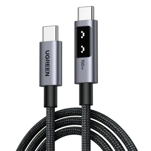 Ugreen Uno 100W USB Type-C Cable With LED Display #35501