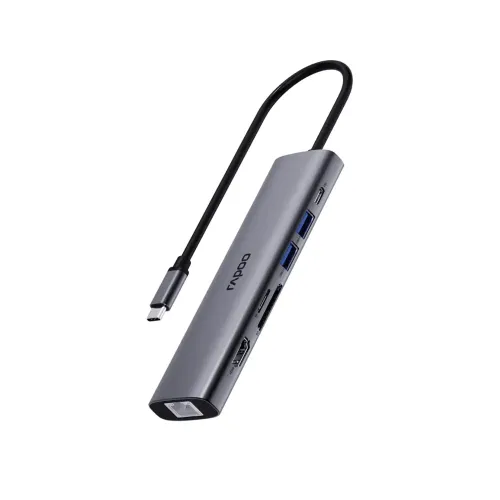 Rapoo XD71 Type-C 7 in 1 Multi-function Docking Station Rapoo XD71 Type-C 7 in 1 Multi-function Docking Station