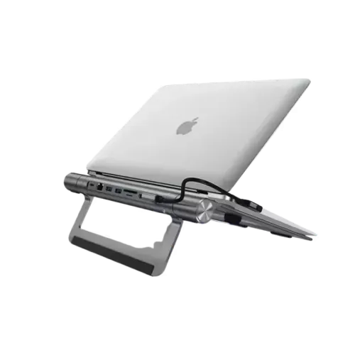 WiWU A821CH Laptop Stand with 8-in-1 Type-C Hub