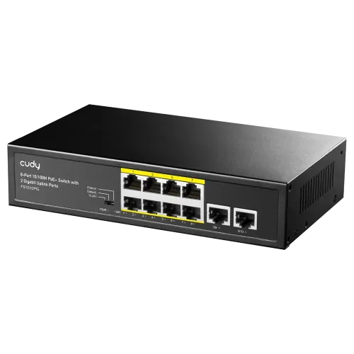Cudy FS1010PG 8 Port PoE+ Switch with 2 Uplink Ports