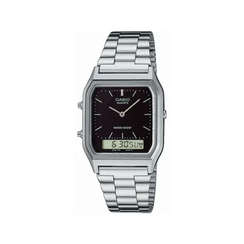 Casio AQ-230A-1DMQ Vintage Dual Time Chain Watch
