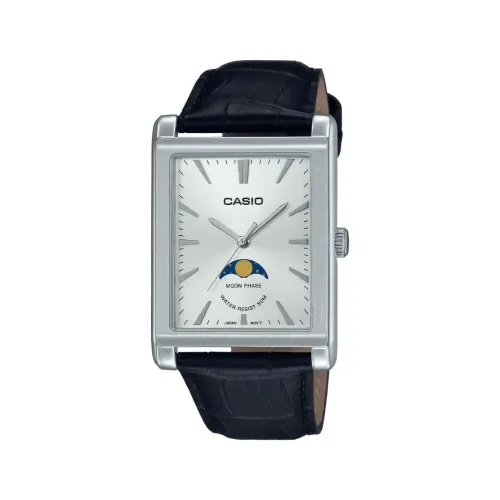 Casio MTP-M105L-7AVDF Moon Phase Leather Belt Analog Watch Casio MTP-M105L-7AVDF Moon Phase Leather Belt Analog Watch