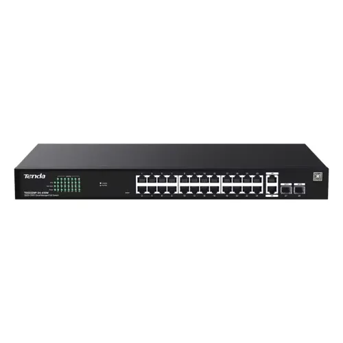 Tenda TEG2228P 26 Gigabit PoE+ 2SFP Cloud Managed Network Switch Tenda TEG2228P 26 Gigabit PoE+ 2SFP Cloud Managed Network Switch