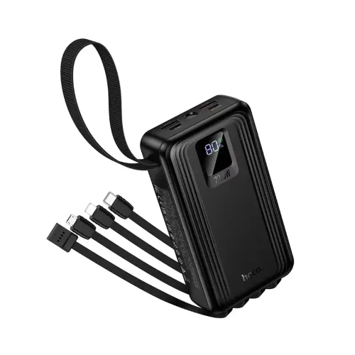 Hoco J173 Jingyao 20000mAh 22.5W Fast Charging Power Bank With Built-in Cables & Light Hoco J173 Jingyao 20000mAh 22.5W Fast Charging Power Bank With Built-in Cables & Light