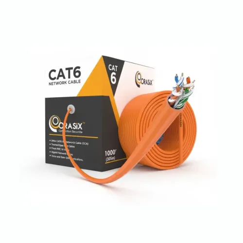 Orasix OS-SLN6M305-INO-CCA Cat6 305 Meter Indoor Network Cable Orange