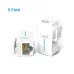 Vention IPGW0-5 Cat6 RJ45 Jack Coupler Connector (5 Pack)