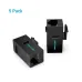 Vention IPGB0-5 Cat6 RJ45 Jack Coupler Connector (5 Pack)