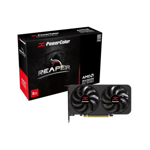 PowerColor Reaper AMD Radeon RX 9050 8GB GDDR6 Graphics Card PowerColor Reaper AMD Radeon RX 9050 8GB GDDR6 Graphics Card