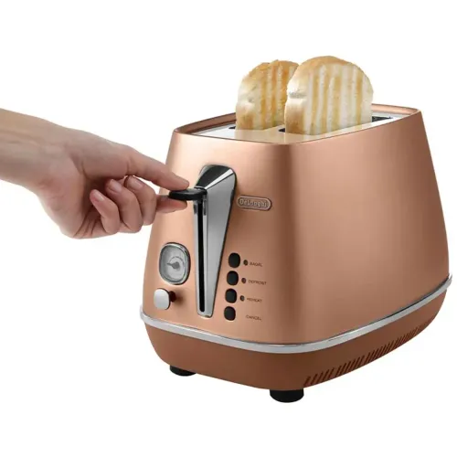 Delonghi Distinta CTI2103.CP 900W Metallic Toaster