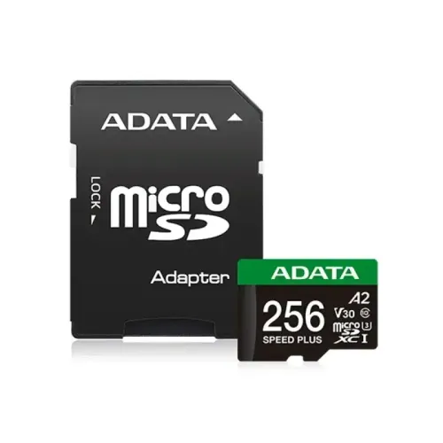 Adata SPEED PLUS 256GB UHS-I U3 V30 Class 10 microSDXC Card Adata SPEED PLUS 256GB UHS-I U3 V30 Class 10 microSDXC Card