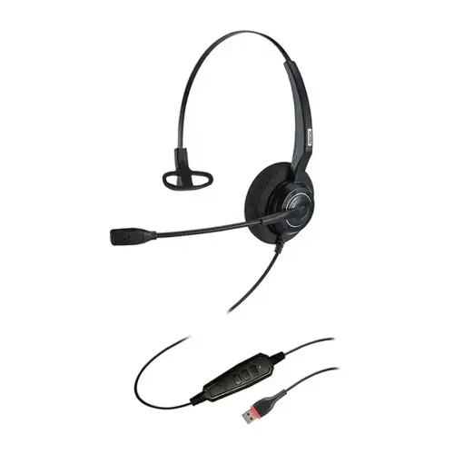 Inbertec UB200M USB Wired Noise Cancelling Headphone