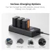 K&F Concept NP-FW50 3-Slot Camera Battery Charger With Display K&F Concept NP-FW50 3-Slot Camera Battery Charger With Display
