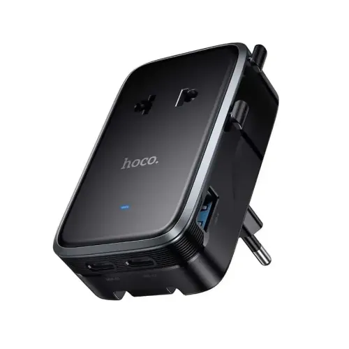 Hoco AC35 3-Ports Universal Travel Adapter