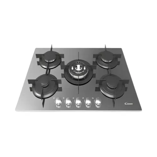 Candy CVG.75.SQGX 70cm 5 Burner Gas Hob Candy CVG.75.SQGX 70cm 5 Burner Gas Hob