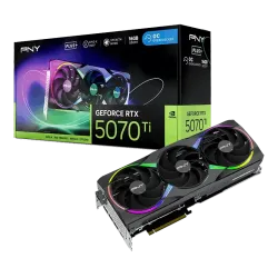 PNY GeForce RTX 5070 Ti EPIC-X RGB Overclocked Triple Fan Plus 16GB GDDR7 Graphics Card