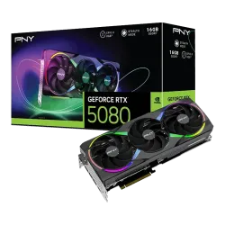 PNY GeForce RTX 5080 16GB GDDR7 ARGB EPIC-X RGB Overclocked Triple Fan Graphics Card