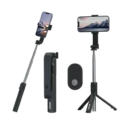 BWOO BO-ZP13 Wireless Remote Control Tripod Selfie Stick BWOO BO-ZP13 Wireless Remote Control Tripod Selfie Stick