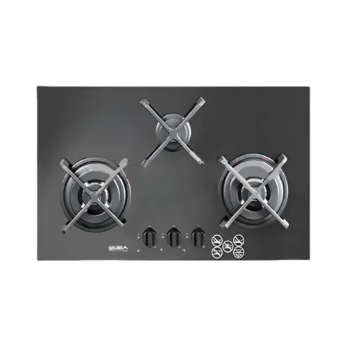 Elba E71.300.BK 70cm 3 Burner Gas Hob