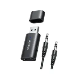 UGREEN CM523 USB 2.0 to 3.5mm Bluetooth (Transmitter/Receiver) Adapter with Audio Cable #60300