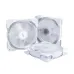 1STPLAYER M1-D ARGB 3 in 1 Combo Casing Fan White with Controller and Hub 1STPLAYER M1-D ARGB 3 in 1 Combo Casing Fan White with Controller and Hub