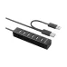 Yuanxin YXH-19 Y Cable 7 Port USB 2.0 Hub