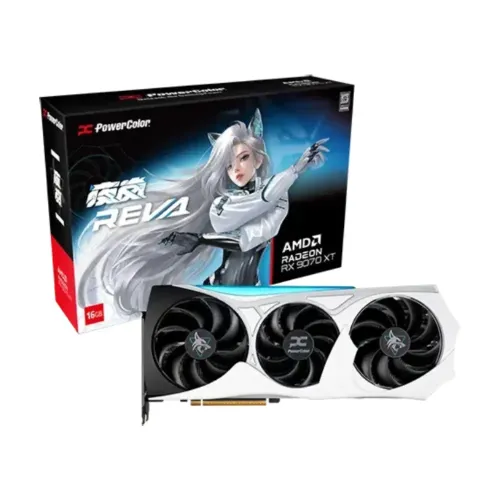 PowerColor Hellhound AMD Radeon RX 9070 XT 16GB GDDR6 Reva Edition Graphics Card PowerColor Hellhound AMD Radeon RX 9070 XT 16GB GDDR6 Reva Edition Graphics Card