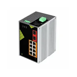 Genata GNT-IS310DH2-P 10-Port Gigabit PoE Cloud Managed Industrial Switch Genata GNT-IS310DH2-P 10-Port Gigabit PoE Cloud Managed Industrial Switch