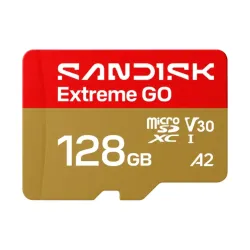 SanDisk Extreme GO 128GB UHS-I MicroSD Memory Card
