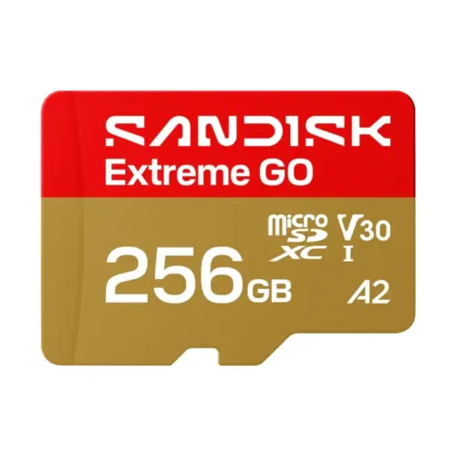 SanDisk Extreme GO 256GB UHS-I MicroSD Memory Card