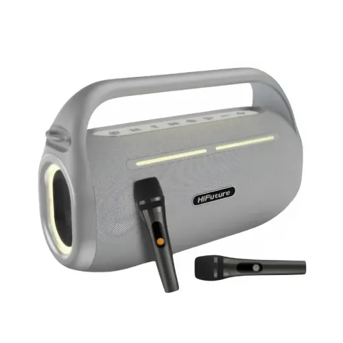 HiFuture MusicBox 100 Wireless Bluetooth Speaker with Dual Wireless Microphone