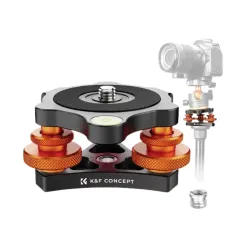 K&F Concept KF31.104 LP-48 3 Axis Tripod Leveling Base Tri-Wheel Head K&F Concept KF31.104 LP-48 3 Axis Tripod Leveling Base Tri-Wheel Head
